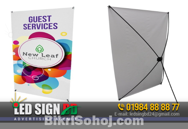Best X Stand Roll up Banner X Banner and Pop up Stand Price